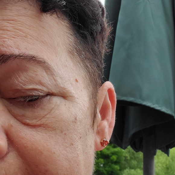 NWT Anne Klein Gold Tone Pink Crystal Set - Picture 6 of 7